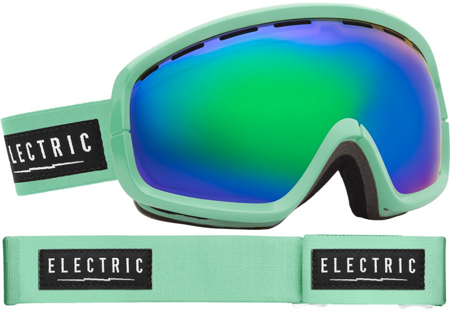 Electric EGB2s Snowboard/Ski/ Goggles, M, C Foam, Bronze/Green Chrome